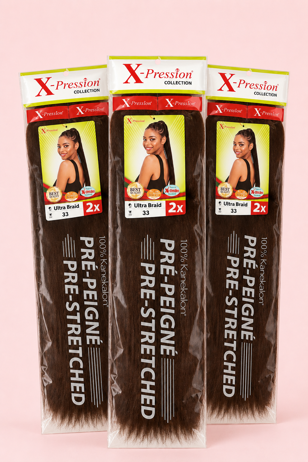 X‑Pression 33 pré-peignées
