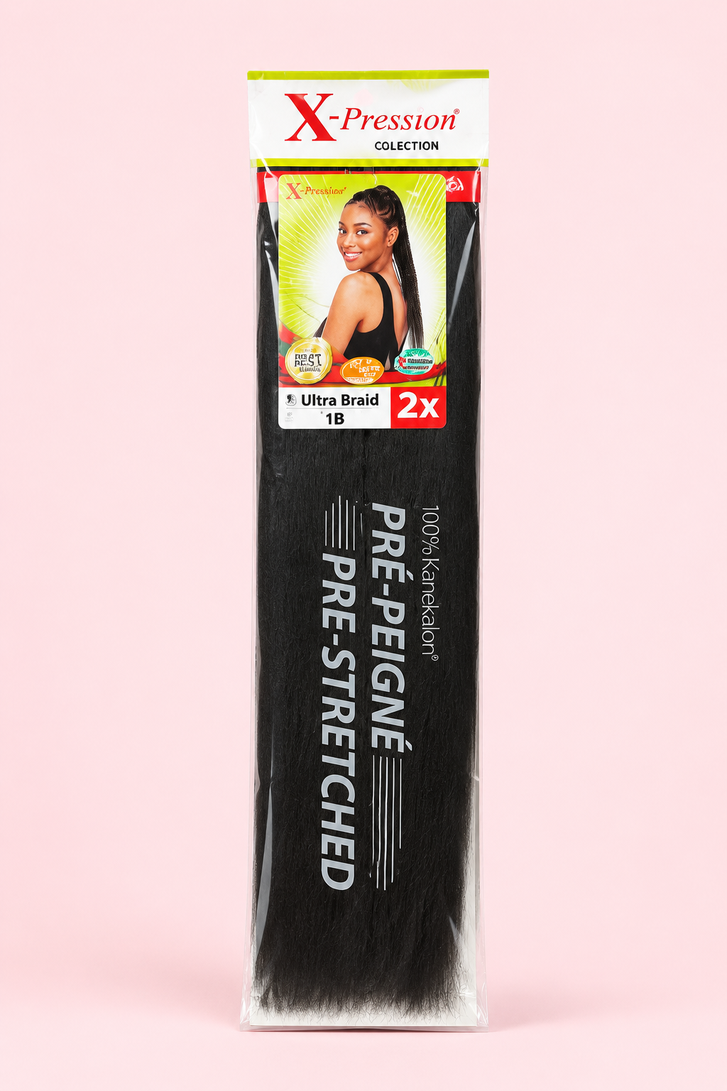 X‑Pression 1B  pré-peignées couleur