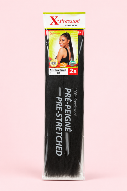 X‑Pression 1B  pré-peignées couleur