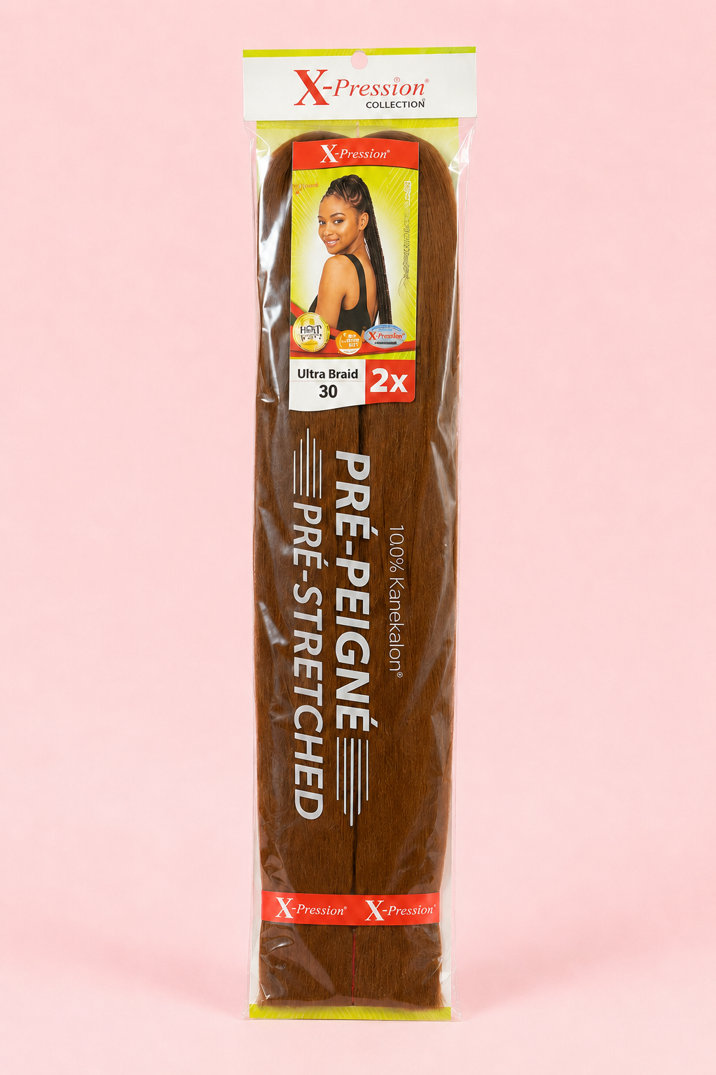 X‑Pression 30 pré-peignées couleur