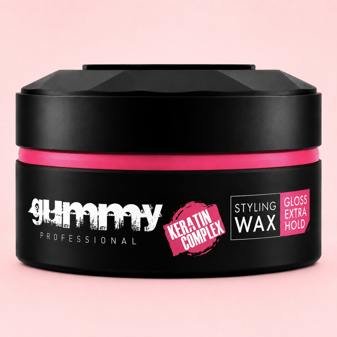 Gummy Styling Wax Gloss Extra Hold – Rose
