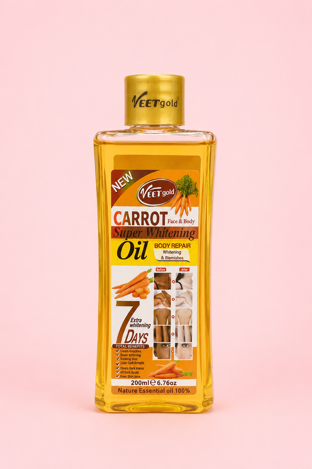 Huile Eclaircissante Turmeric VEET GOLD