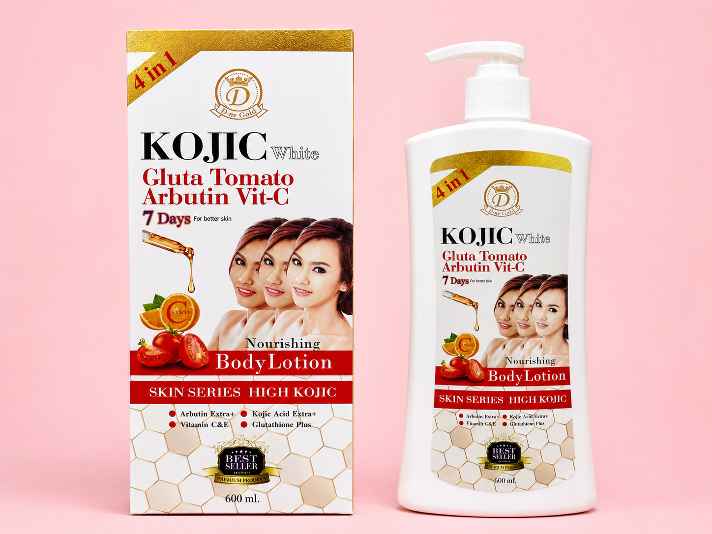 lotion corporelle Kojic White 4 en 1