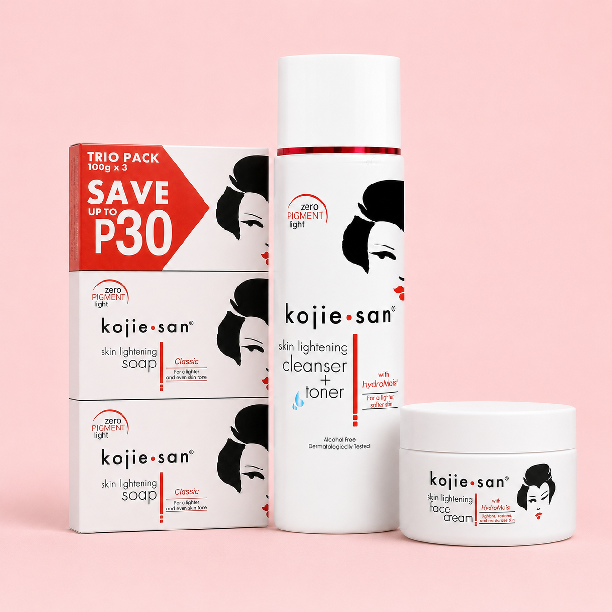 Routine complète Kojie San – Lot de 3