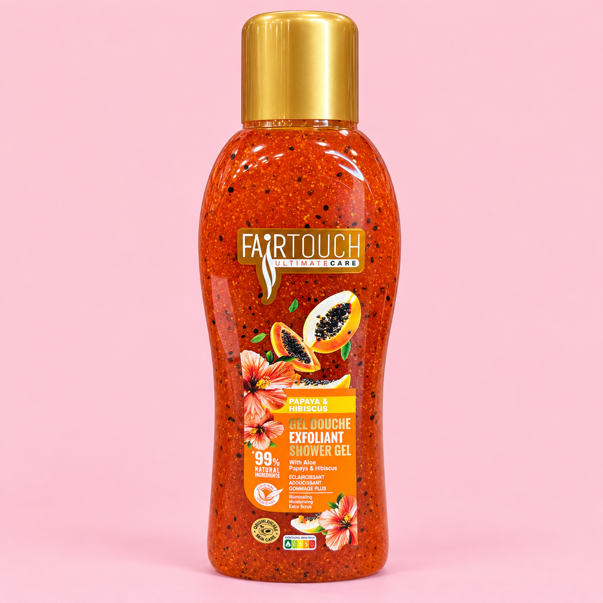 Fairtouch Papaye &amp; Hibiscus Gel Douche 1L