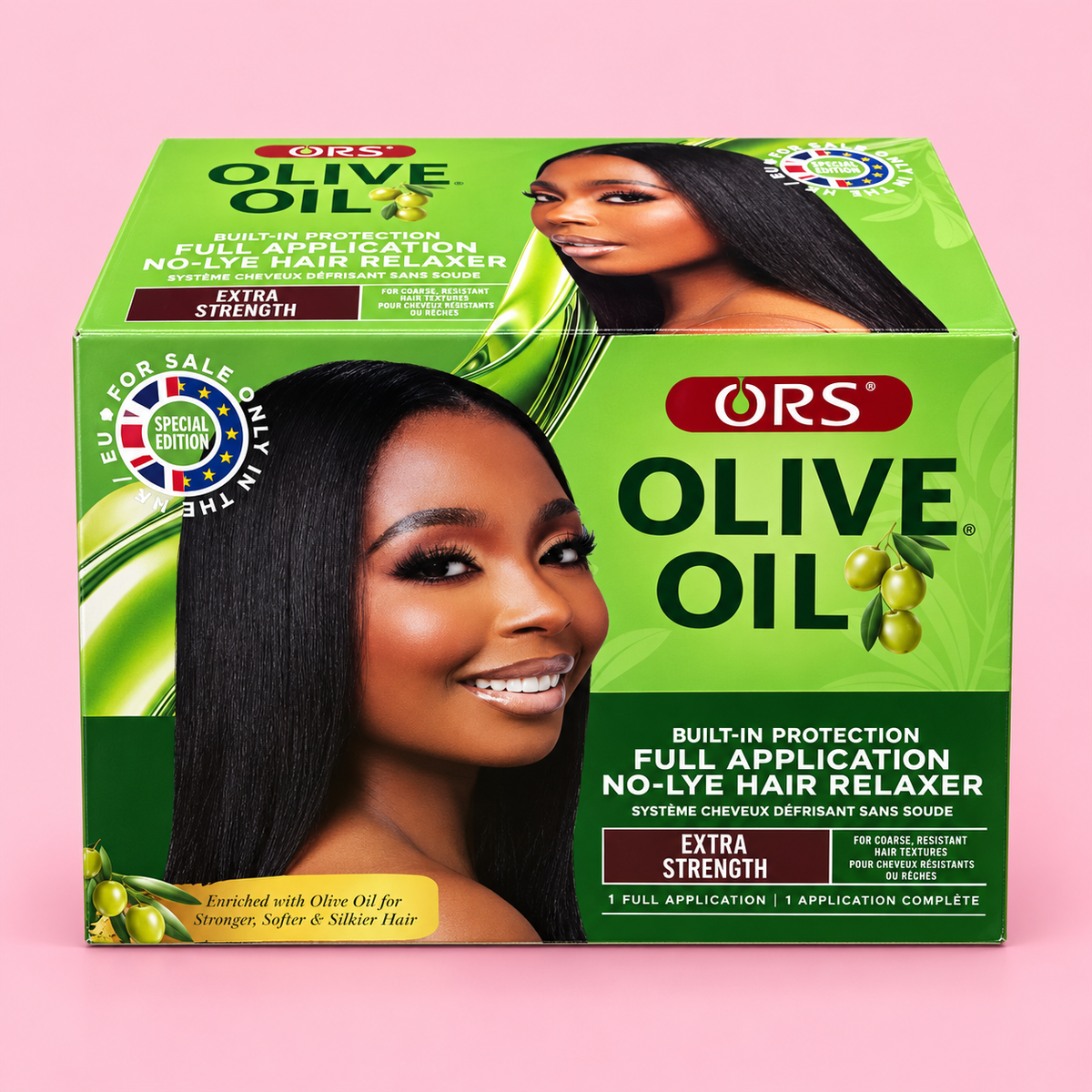ORS Olive Oil Kit Défrisage – Extra Strength